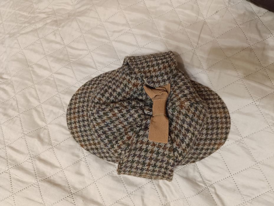 Оригинальная твидовая кепка для охоты Harris Tweed р.58