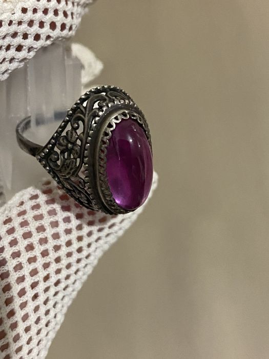 Винтажное серебряное кольцо СССР | Серебро 875 пробы