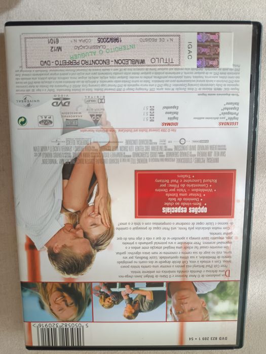 DVD Wimbledon o encontro perfeito