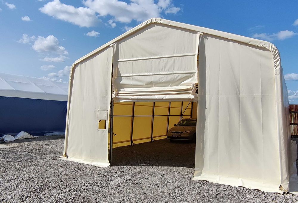 ПВХ ангар у розстрочку. 12.4×7,5х4.5 м | Швидкомонтований склад / ангар /шатер | Розстрочка 6 місяців 0% Монтаж/демонтаж за день