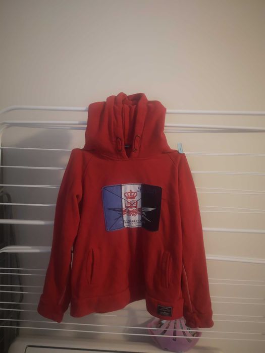 Hoodie vermelho tamanho 10 Lanidor