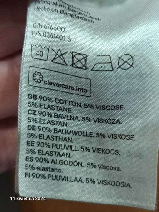 bluzka łabędzie H&M 50 52