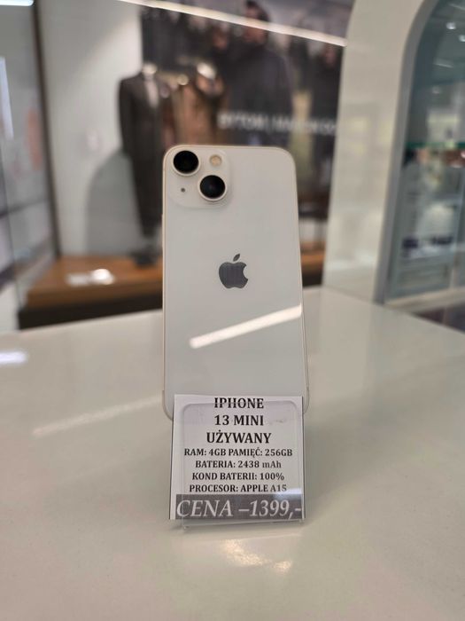 iPhone 13 Mini 256GB Bat 100% Topcase Vivo *Raty 0%