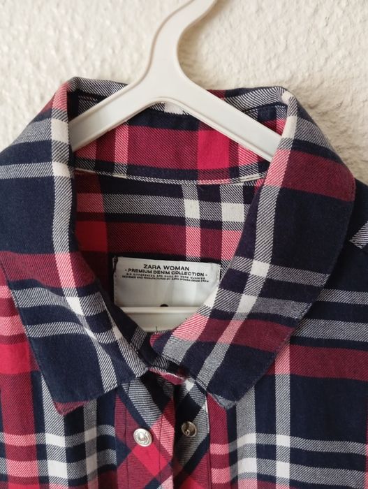 Camisa Zara S xadrez