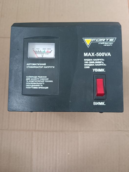 Стабілізатор напруги Forte Max- 500 VA