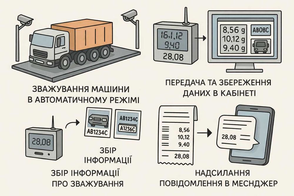 Система Смарт на автомобильные весы