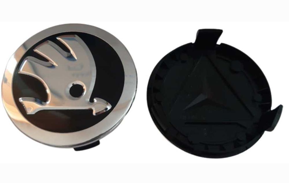 Ковпачки VW під Mercedes Ковпачки Шкода Заглушки Фольцваген 75мм Мерс