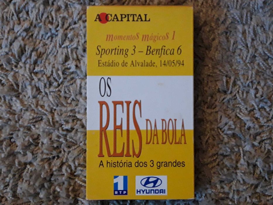 Sporting - Benfica...3-6 (cassete VHS)