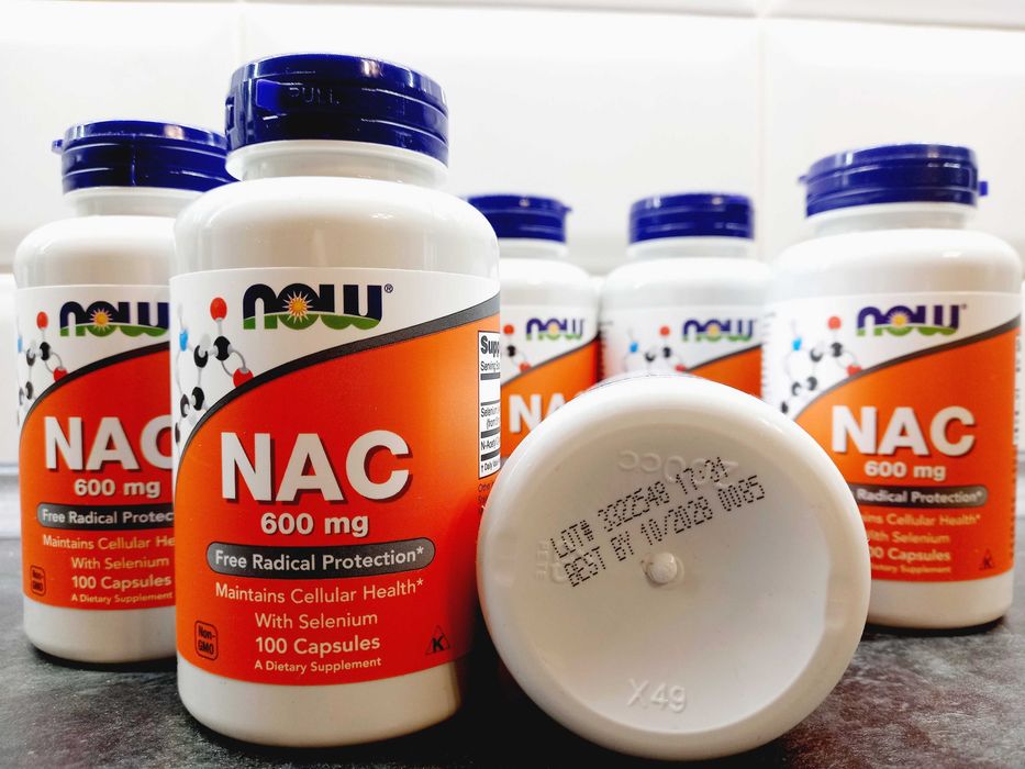 Now Foods, NAC 600 мг (100-250 капс.), N-ацетилцистеин