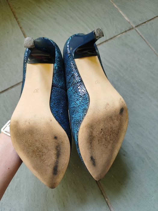 Szpilki buty na obcasie Wodowski skóra 37