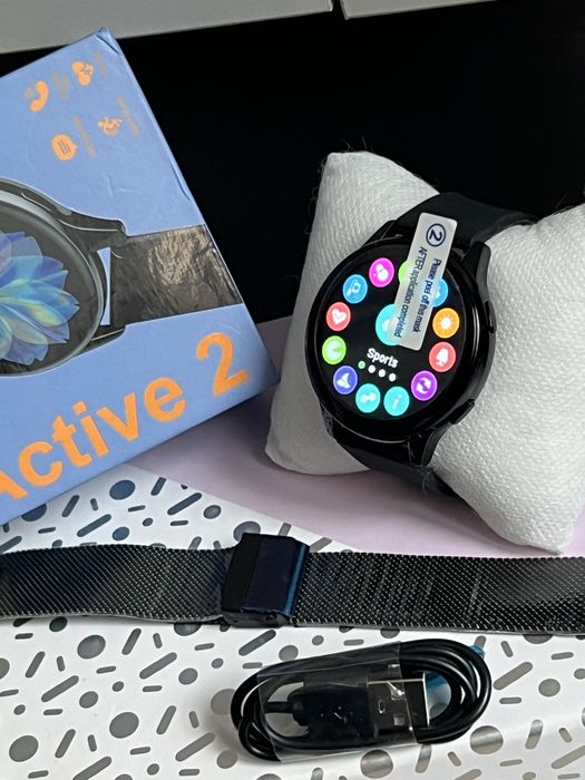 Smartwatch Active 2 – nowy z funkcją rozmów + stalowy pasek
