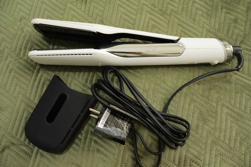 Prancha de cabelo 2-em-1 GHD Duet Style Branco