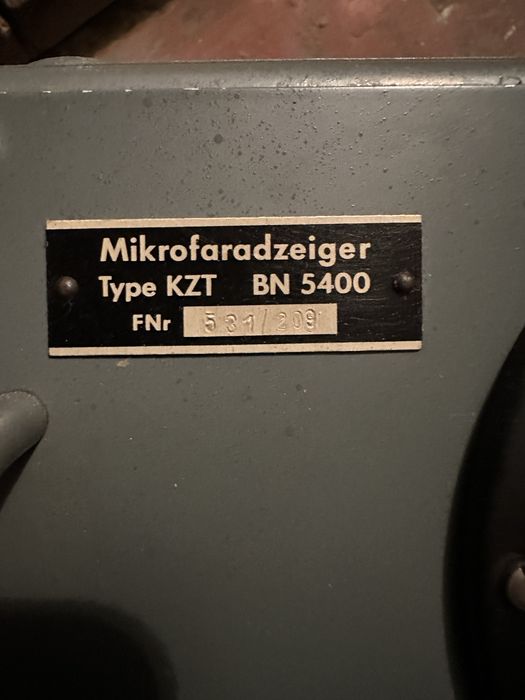 Mikrofaradzeiger KZT BN 5400