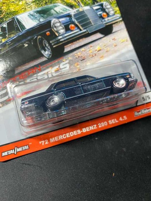 Hot wheels premium '72 Mercedes-Benz 280 Sel 4.5