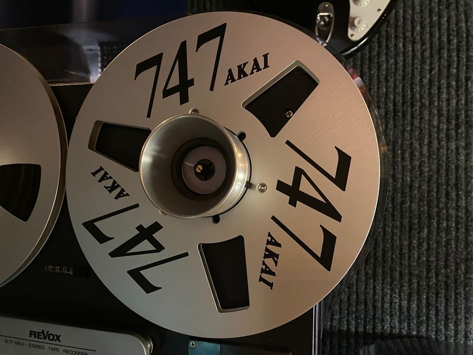 Szpule magnetofonowe, aluminiowe Akai 747