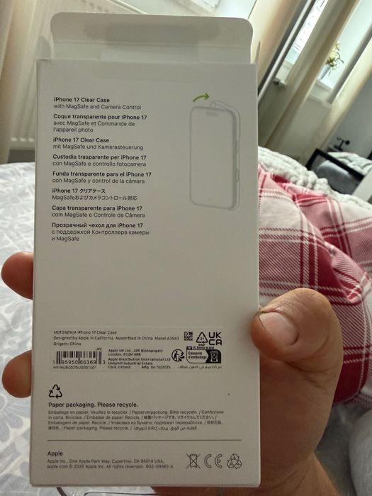 Apple etui iPhone 17 MagSafe case oryginał dowód zakupu
