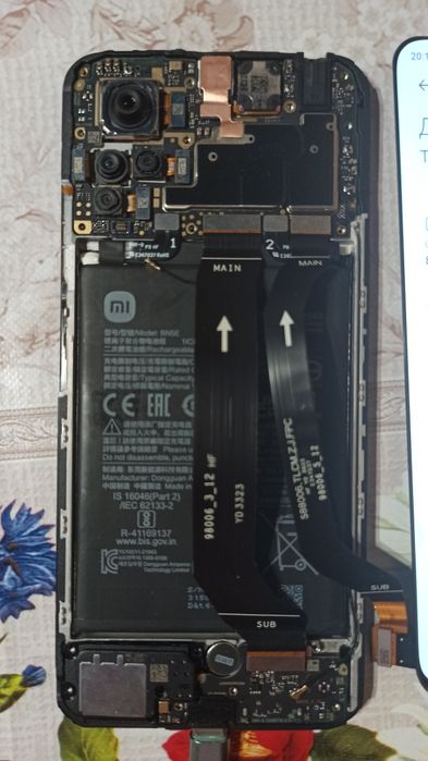 Плата xiaomi redmi note 12pro 4G