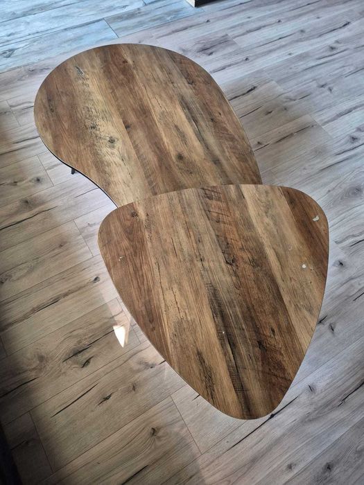 Stoliki kawowe 2w1 loft / nowoczesne – komplet
