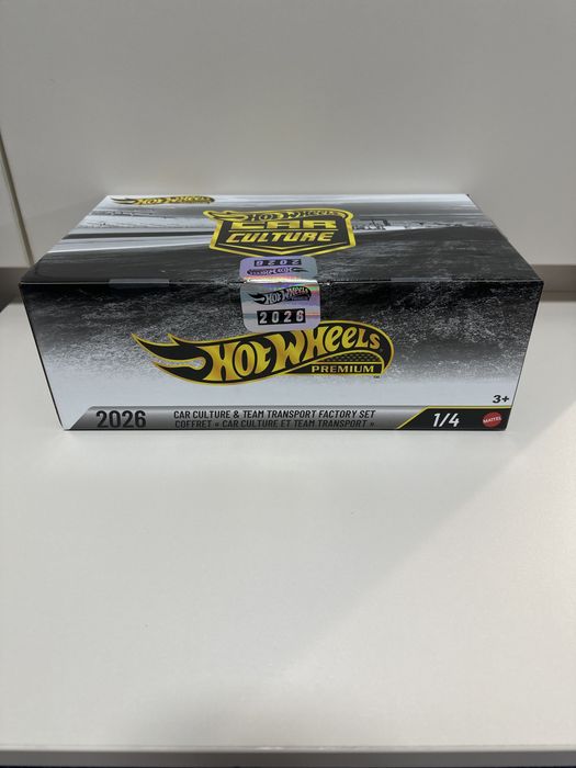 Hot wheels car culture & team transport factory set premium 2x set + chase box 2026
