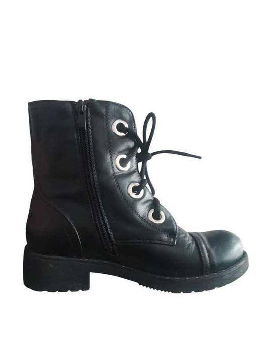 Glany damskie,buty trapery,botki 37,rock style