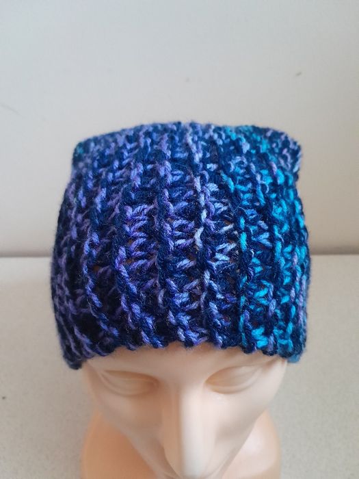 Czapka beanie granatowa