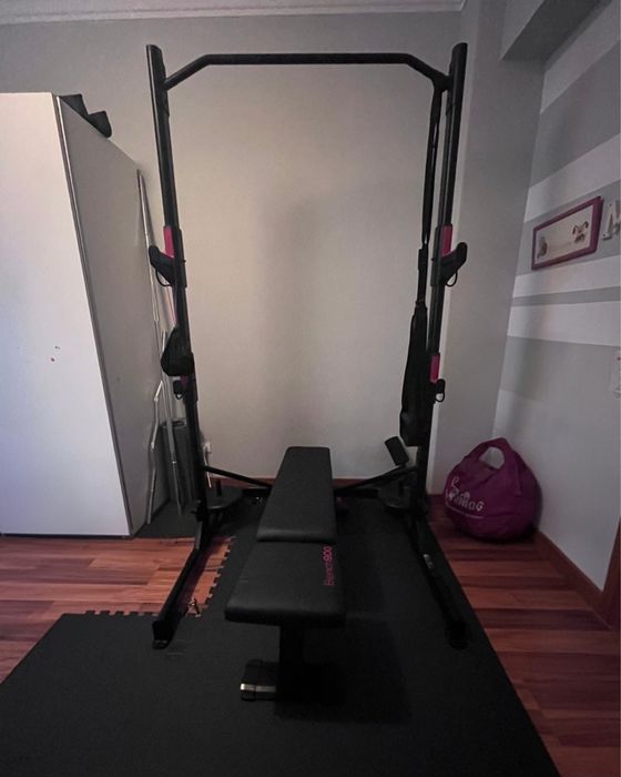 Rack musculação + Banco supino