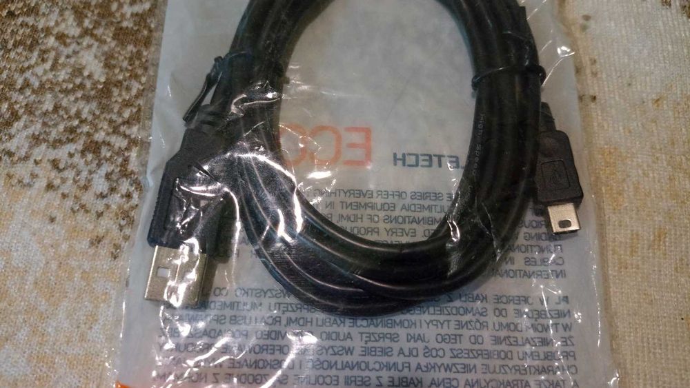 Kabel USB - mini USB 1,8 metry
