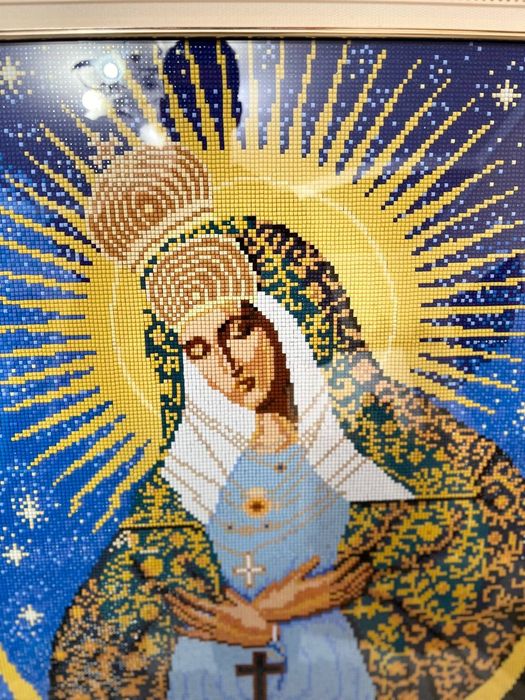 Алмазная вышивка "Остробрамская Божья Матерь"