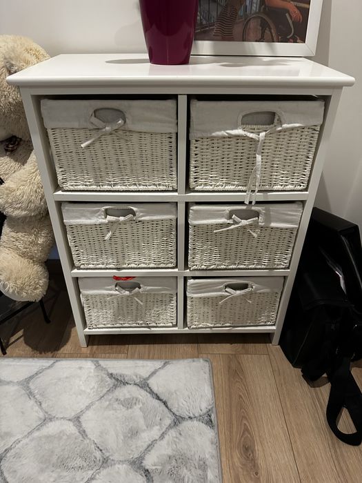 Komoda koszowa biala