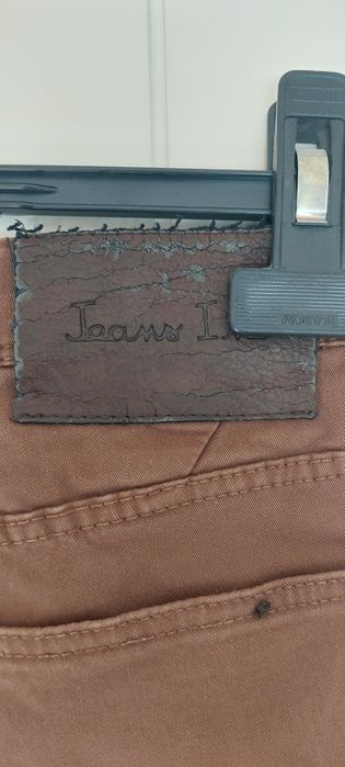 Calças Sarja Castanha Homem Suits Inc