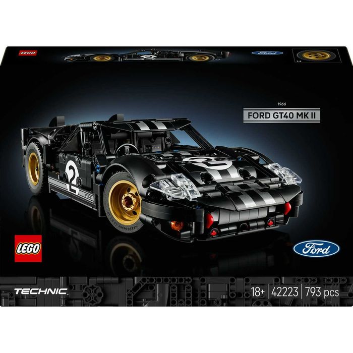Zestaw LEGO 42223 Technic - Samochód wyścigowy 1966 Ford GT40 MKI