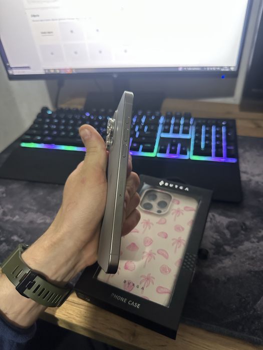 Iphone 15 PRO MAX / 86% / stan idelany / etui burga