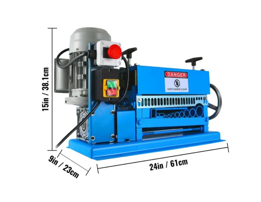 Maquina eletrica de Descarnar cabo