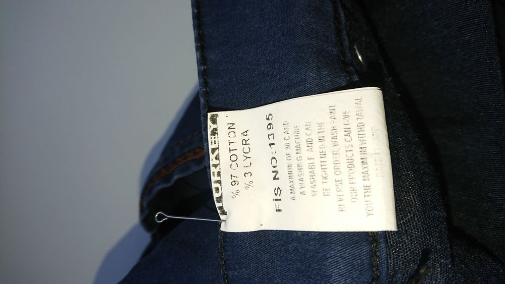 Чоловічі сині брюки W31 L34