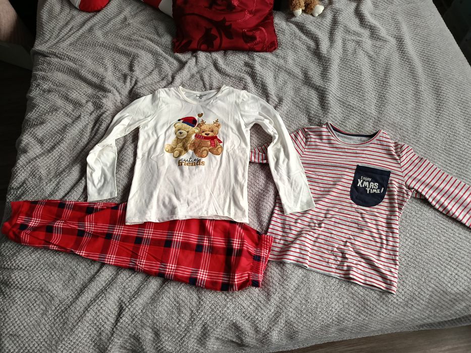 Piżama świąteczna+ bluzka swiateczna