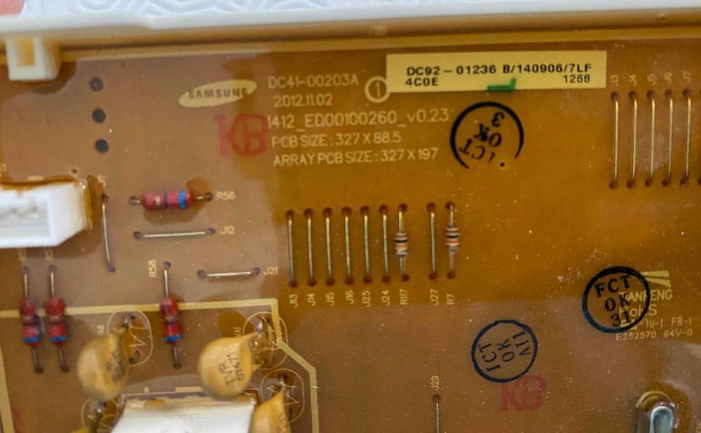 Placa máquina lavar roupa SAMSUNG - WF70F5E0W2W