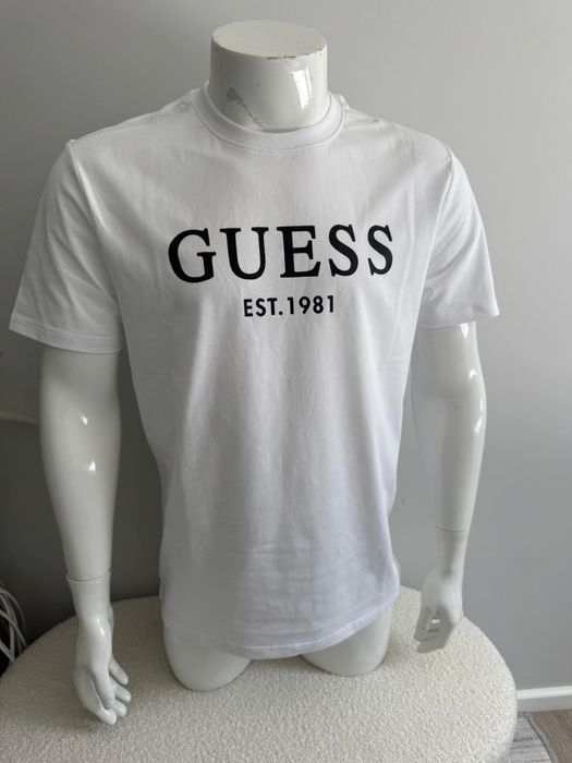 Nowa Koszulka T-shirt GUESS męska biała L