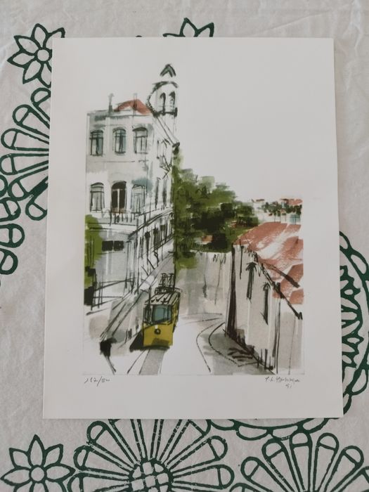 Serigrafia Elevador do Lavra, Lisboa