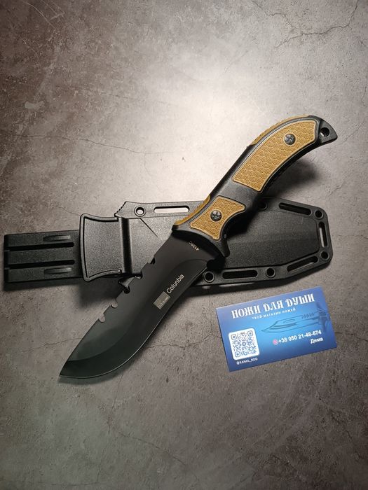 Тактический нож Columbia 4128C | Нож выживания в чехле