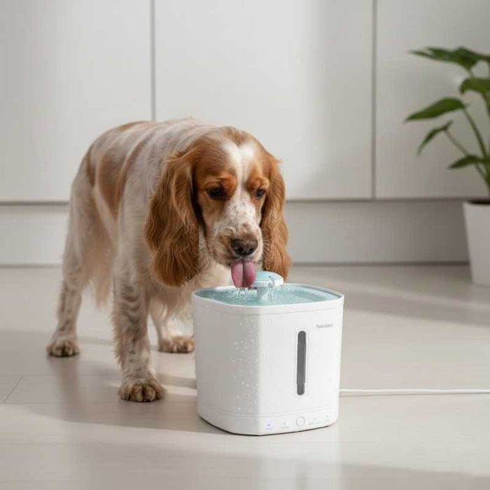 Fonte Inteligente com Sensor  e Bomba Sem Fios | 2,5L para Cães e Gatos