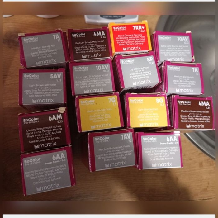 Zestaw farb Matrix SoColor 15szt. Nowe