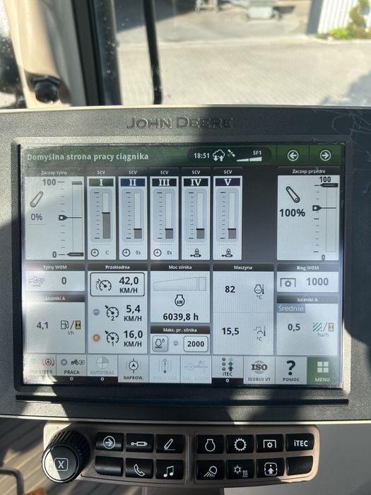 John deere 6215R, 42km/h, CommandPro.