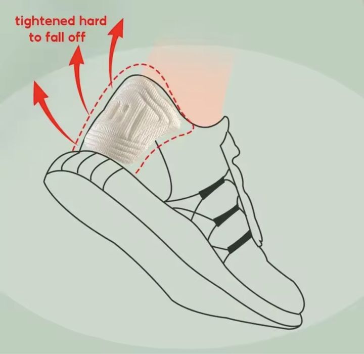 Накладки вставки у взуття від натирання п'ят 2 шт. Чорний 10 мм