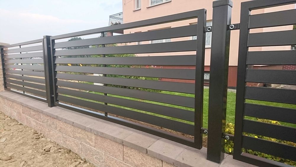 przęsła ogrodzeniowe  panelowe łatowe