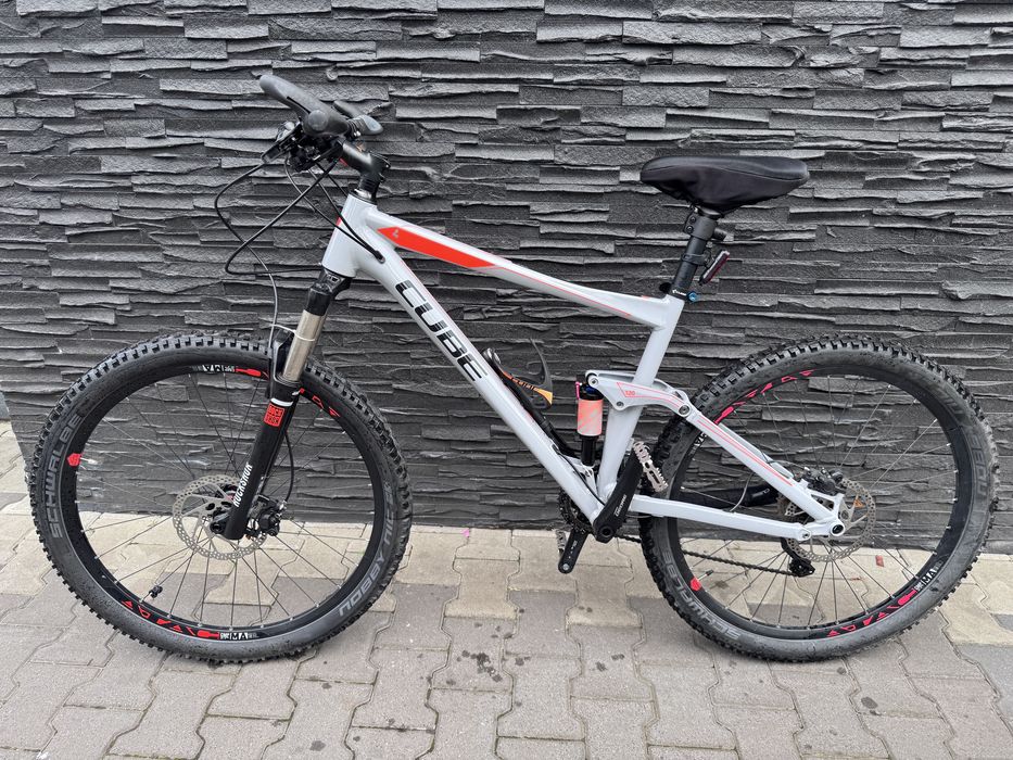Rower CUBE Stereo 120 Pro RAMA L | Full Suspension | Stan bardzo dobry