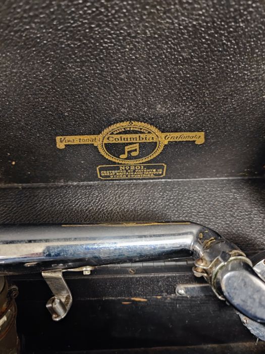 Gramofon walizkowy Columbia antyk