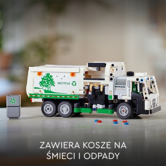 Lego Technic Śmieciarka Mack Lr Electric 42167