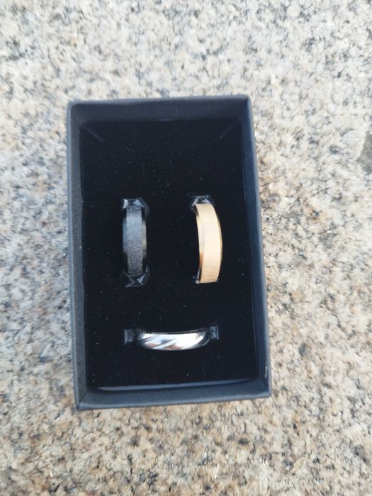 Ring Set Made Of Stainless Steel Multi Styles