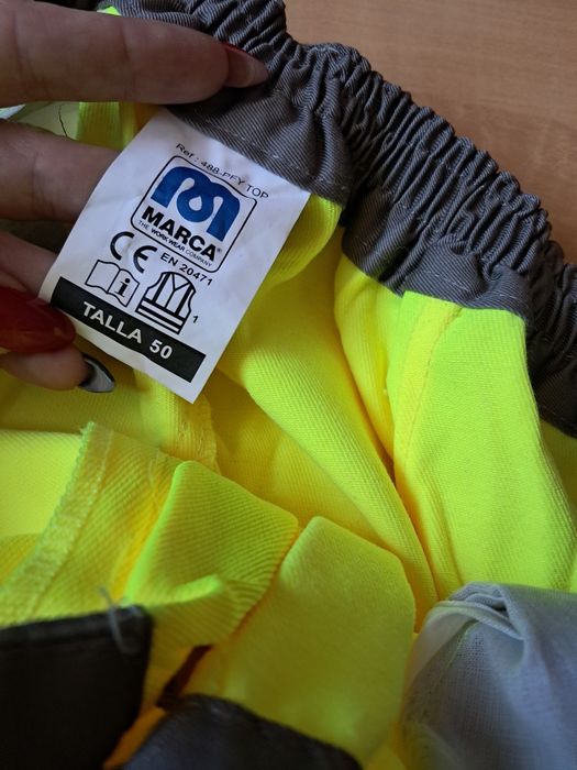 Spodnie ochronne robocze ostrzegawcze Marca Nowe