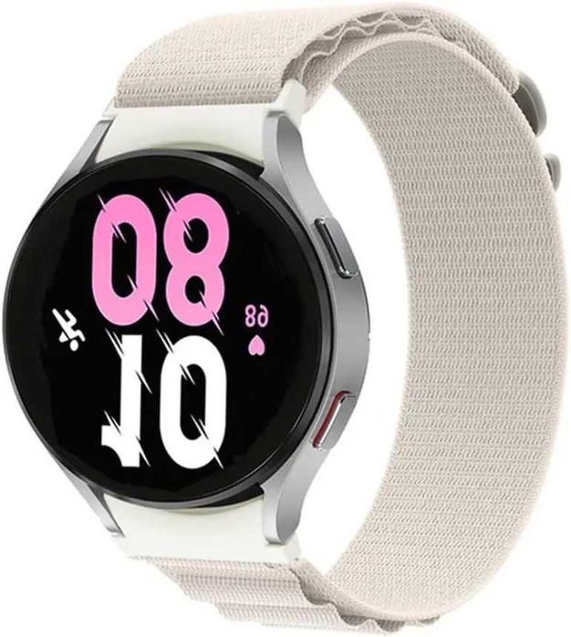 Ремінець Alpine Loop 20мм для Samsung Galaxy Watch 4,5,6,7 Молочний